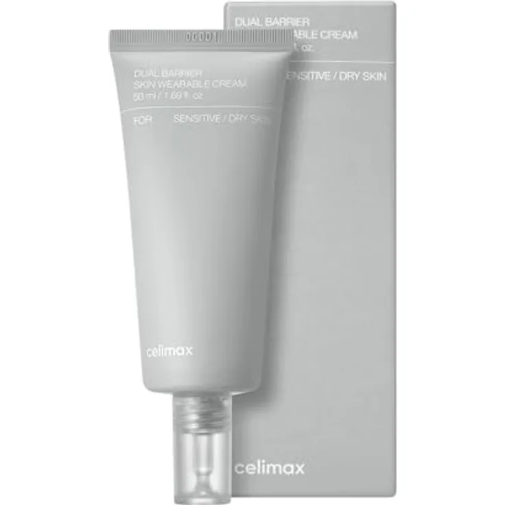 Celimax Dual Barrier Skin Wearable Cream - Hautbarriere Creme mit 5 natürlichen Ceramiden - Feuchtigkeitscreme Gesicht - 50ml
