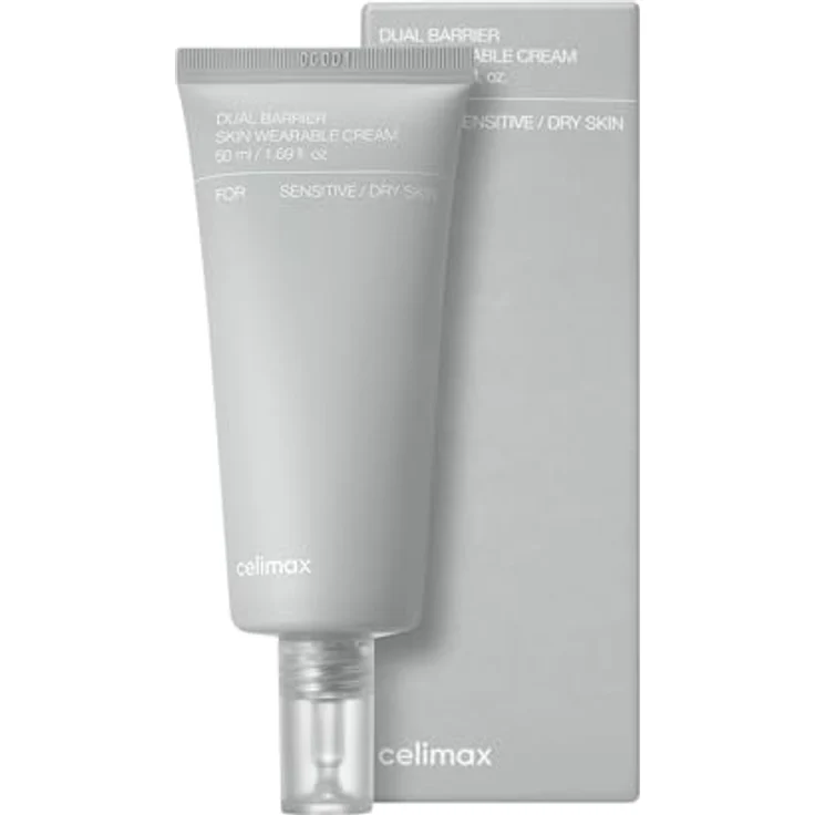 Celimax Dual Barrier Skin Wearable Cream - Hautbarriere Creme mit 5 natürlichen Ceramiden - Feuchtigkeitscreme Gesicht - 50ml – Bild 1