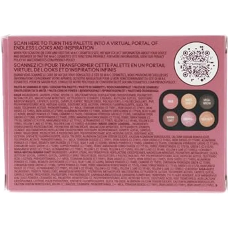 MAC Cosmetics Connect In Colour Eye Shadow Palette, 6 Farben Lidschattenpalette in Embedded In Burgundy, 6,25 g – Bild 4