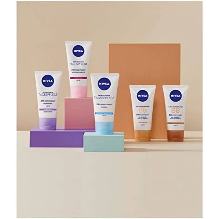 Nivea Gesichtspflege Tagespflege Bb Cream 5 In 1 Blemish Balm Mittel Bis Dunkel (Lsf 15) 50 ml Tagespflege für Damen und Herren – Bild 8