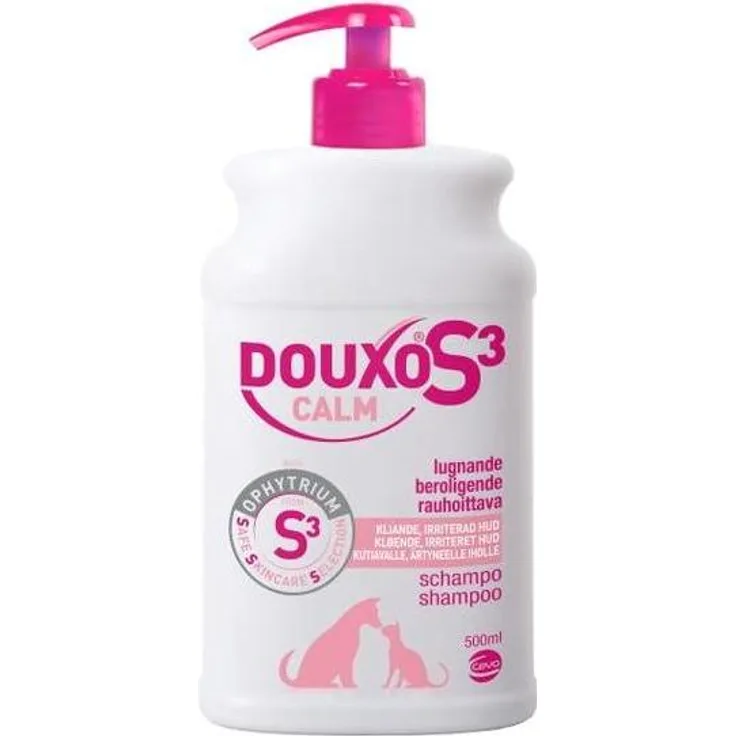 Douxo S3 Calm Shampoo, 500 ml, beruhigendes Flüssigshampoo für empfindliche Haut