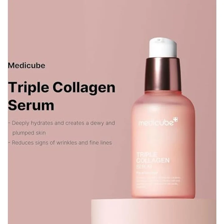 Medicube Gesichtsserum Tripple Collagen, 55 ml - intensiv feuchtigkeitsspendend, anti-aging Wirkung – Bild 2