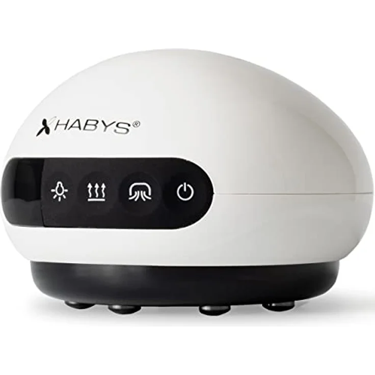 Habys Massageliege Elektrisches Schröpf - Massagegerät Vakuum - Massager 5 Gänge, Multifunktionales Gerät mit Vakuummassage, Rotlicht-Therapie und 8 Energiemagneten, Schwarz – Bild 4