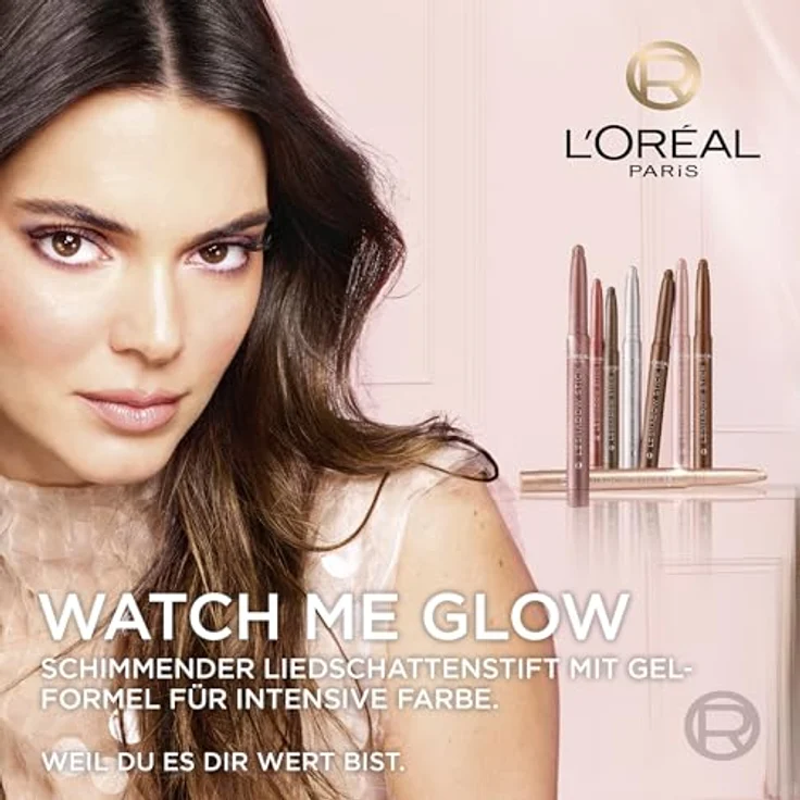 L'Oréal Paris Le Shadow Stick by Paradise Lidschatten, glänzendes Finish, Twinkly Rose, 1,4 g – Bild 2