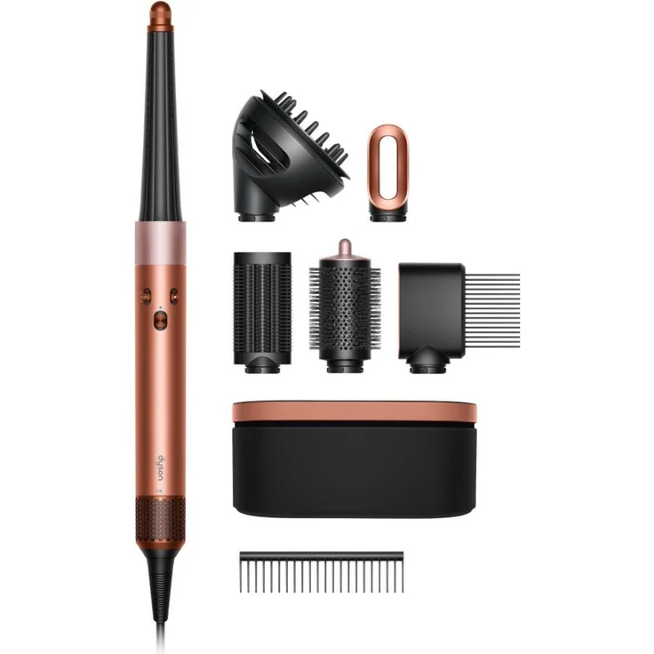 Dyson Airwrap i.d. Ricci Ricciolati, Lockenstab für lockige und krause Haartypen mit Coanda-Luftstromtechnologie, Amber Silk Limited Edition