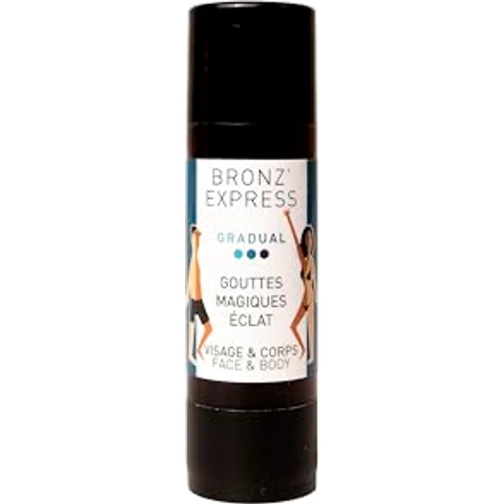 Académie Bronz'Express Gouttes Magique Éclat, Selbstbräuner für Damen, 30 ml, Bräunungstropfen zur individuellen Pflegeintegration – Bild 1