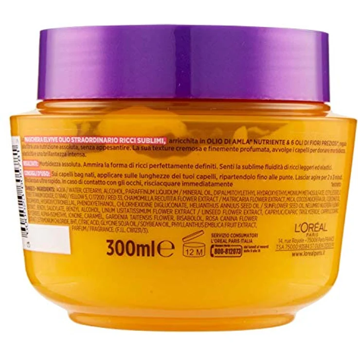 Elvive L'Oréal Paris Elvive Öl Maske für lockiges Haar, 300 ml – Bild 4