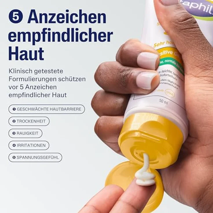 Cetaphil Sun Daylong SPF 50+ Sensitive Gel-Fluid Gesicht Sonnencreme 50 ml – Bild 8