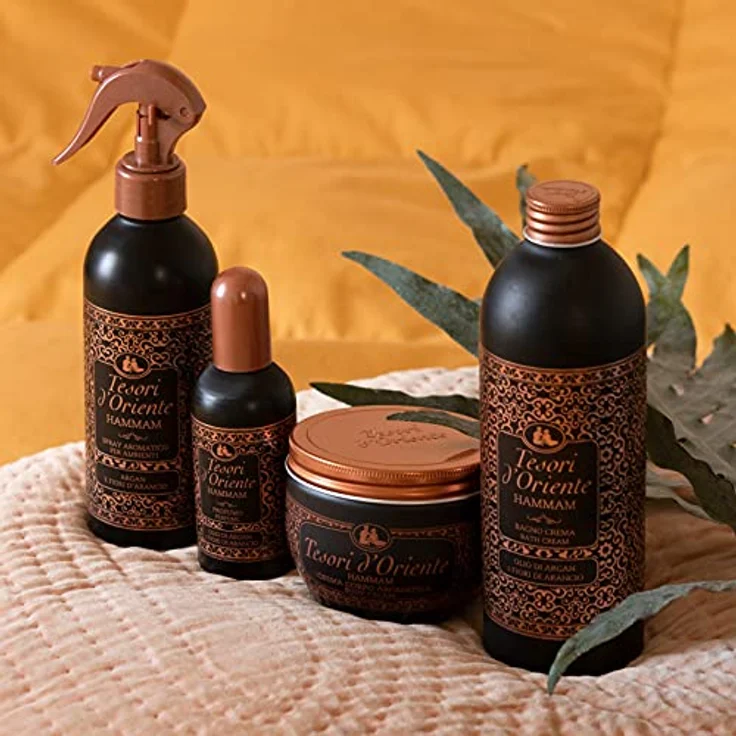 Tesori d'Oriente Körpercreme 'Hammam', 300 ml, aromatische Bodylotion mit Argan-Öl und Orangenblüte, feuchtigkeitsspendende Body Butter für Körper und Sinne – Bild 3