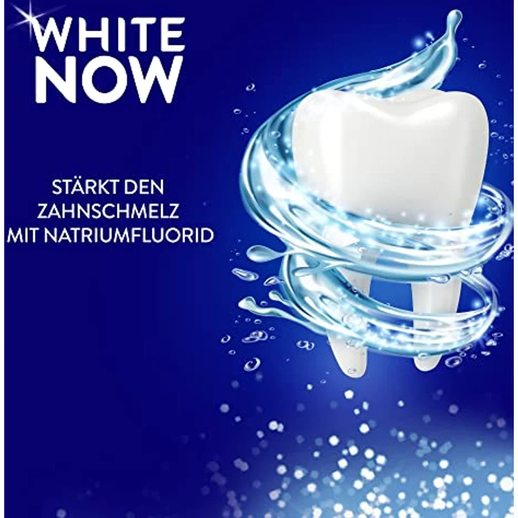 Signal White Now mit Blue Light Technology 4 x 75 ml, mit Whitening-Effekt für eine sanfte Zahnaufhellung – Bild 3