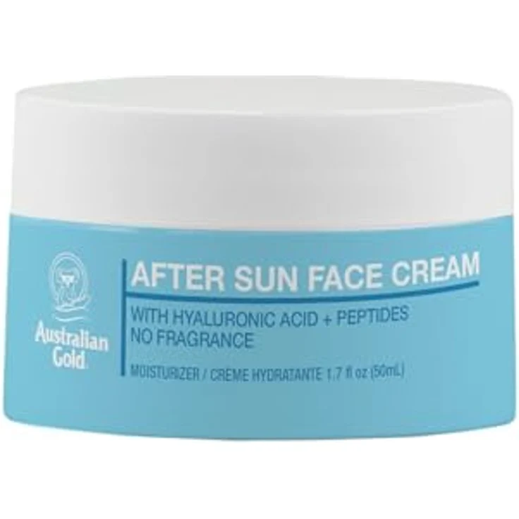 Australian Gold After Sun Creme für das Gesicht, 50 ml, feuchtigkeitsspendende After-Sun-Pflege mit kühlender Wirkung – Bild 2
