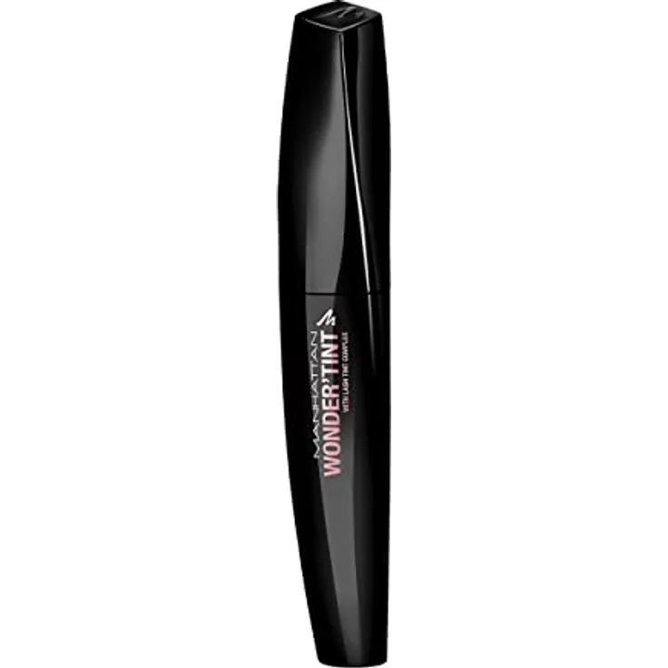 Manhattan Wonder'Tint Mascara, Fb. 001 Black, Wimperntusche mit Tönungseffekt, für sensible Augen geeignet, 11 ml