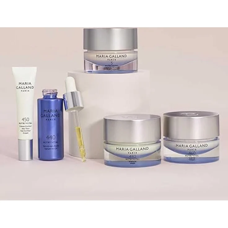 Maria Galland NUTRI’VITAL 450 Contour des Yeux, Augencreme mit bioaktivem Lipid-Komplex, 15 ml, parfümfrei, reduziert Augenringe und Schwellungen – Bild 2