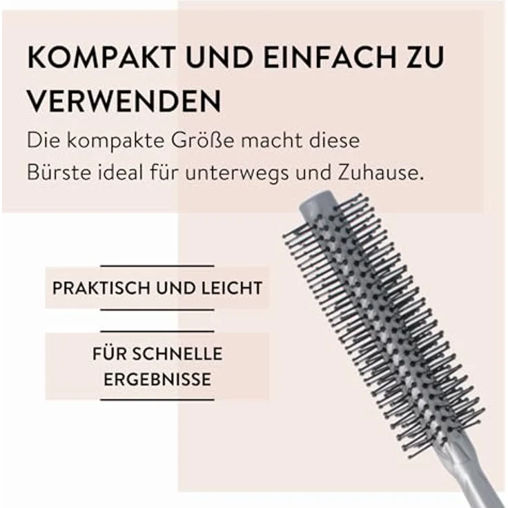 Parsa Beauty Volumenbürste Unicolor Rundföhnbürste mit Kunststoffpins – Bild 7
