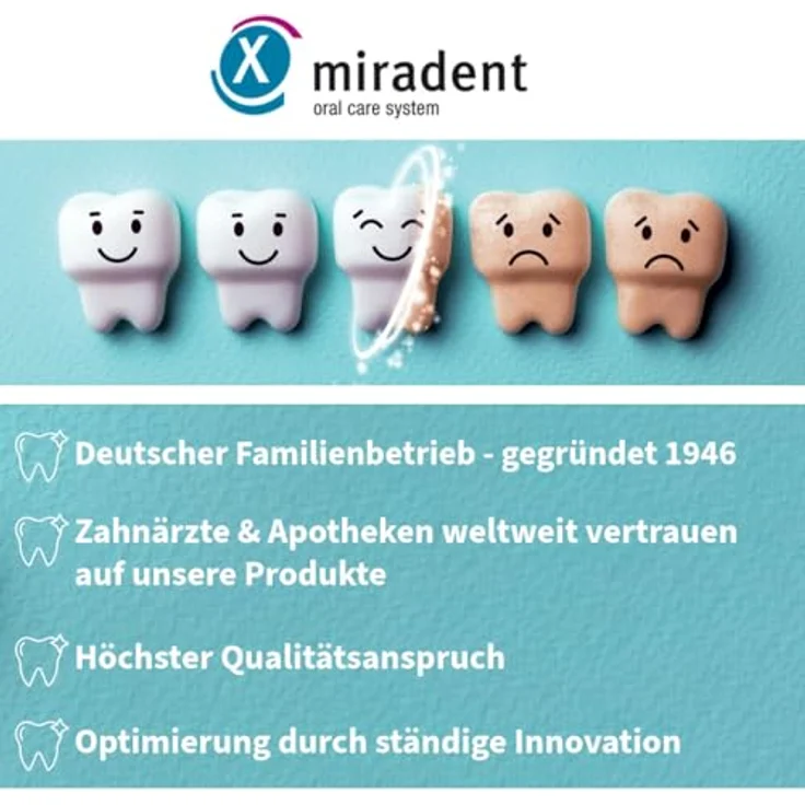miradent OXYSAFE® Pro2 75 ml, Zahnpasta mit Aktivsauerstoff, revitalisierend, optimaler Schutz für Zähne und Zahnfleisch, extra weiße Zähne, frischer Minzgeschmack, vegan & ohne Alkohol – Bild 5