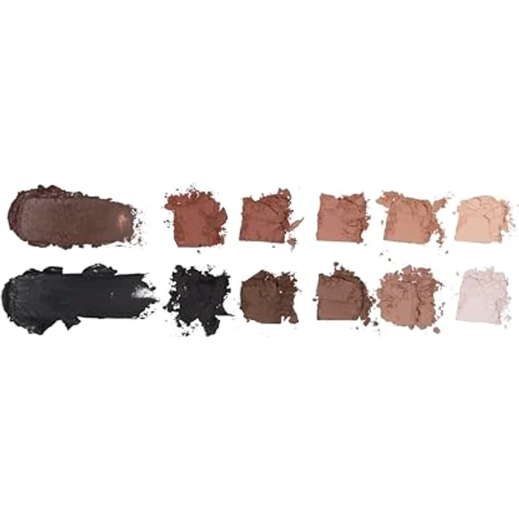 Revolution The Master Icon Matte Nudes Palette, Lidschattenpalette mit 12 hochpigmentierten matten Nude-Tönen, vegan & tierversuchsfrei – Bild 2