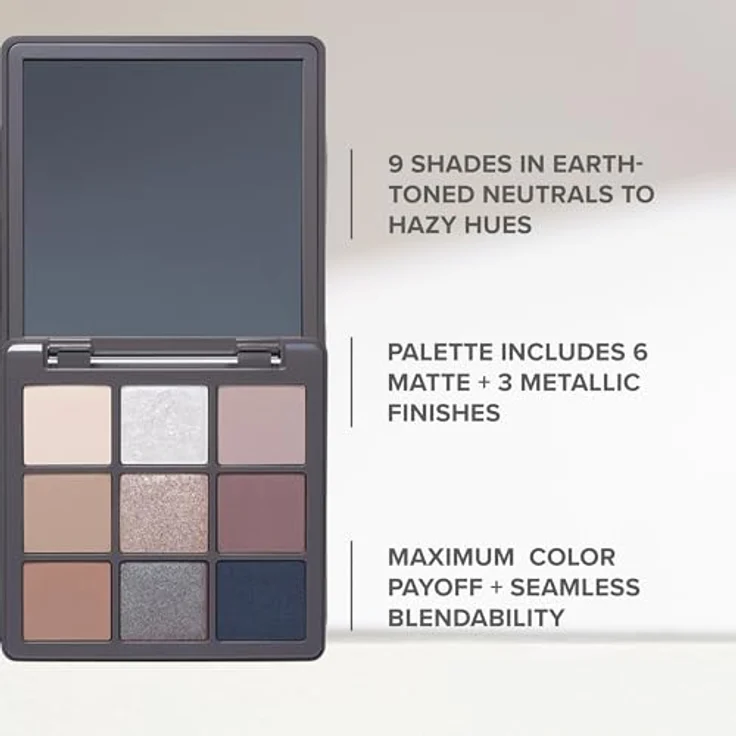 Anastasia Beverly Hills Haze Mini Eye Shadow Palette, 9 hochpigmentierte Lidschatten in matten und metallischen Finishes, 0,9 g – Bild 7