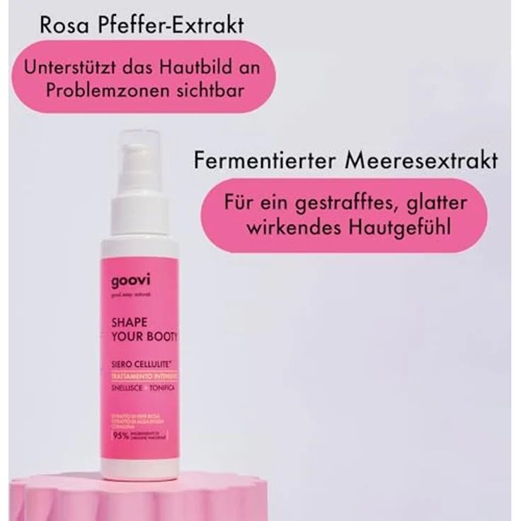 goovi Körperpflege Cellulite-Serum Lotion, straffende Behandlung gegen Cellulite, 100 ml  – Bild 3