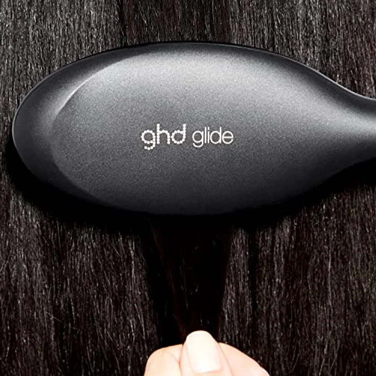 ghd glide - Thermische Haarbürste für ein müheloses, natürliches, glattes Finish, mildert Kräuselungen und beseitigt Kräuselungen, Keramik, optimale Kämmtemperatur 185ºC, Ionentechnologie, schwarz – Bild 4