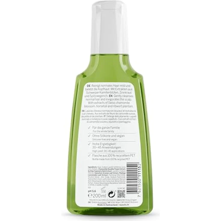 Rausch Pflege-Shampoo mit Schweizer Kräutern, 200 ml für gepflegtes Haar – Bild 9