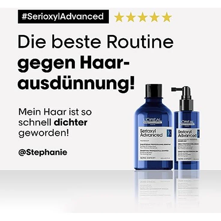 L'Oréal Professionnel Kräftigendes Haarwachstums-Serum für dichteres Haar, Aktiviert das Haarwachstum, Serioxyl Advanced Density Activator, 90 ml – Bild 5