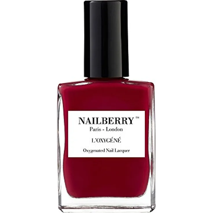 Nailberry Strawberry Jam, red/dark red pink, 15 ml