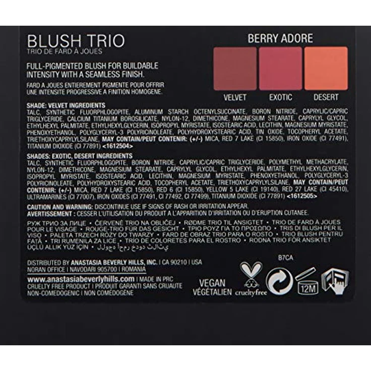 Anastasia Beverly Hills Blush Trio 3 g, für einen frischen Teint – Bild 3