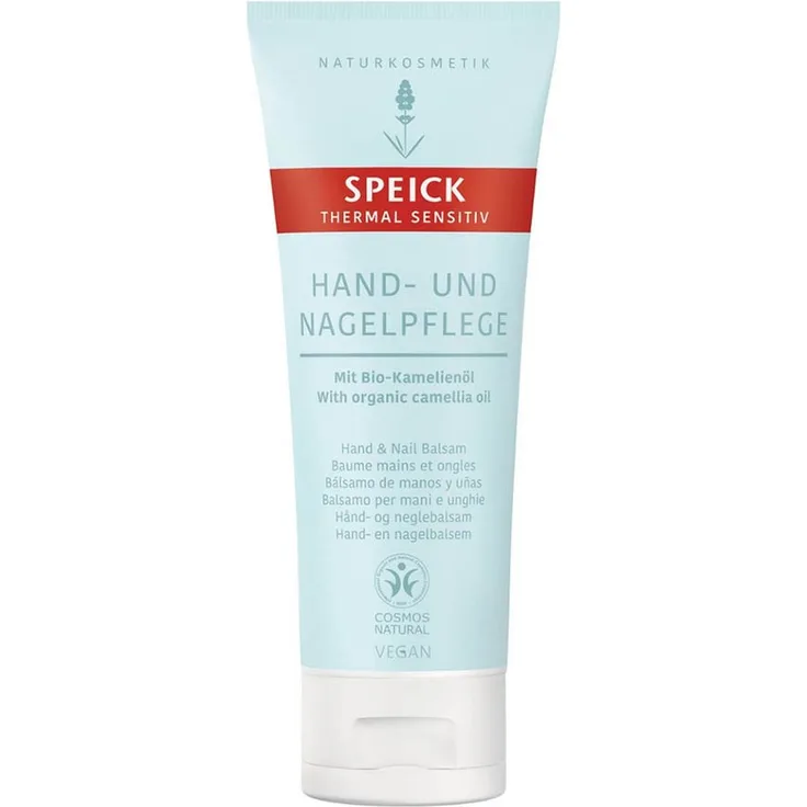 Speick Naturkosmetik Handcreme Thermal Sensitiv, 75ml - Intensive Hand- & Nagelpflege mit Thermalwasser, vegan, frei von synthetischen Zusatzstoffen