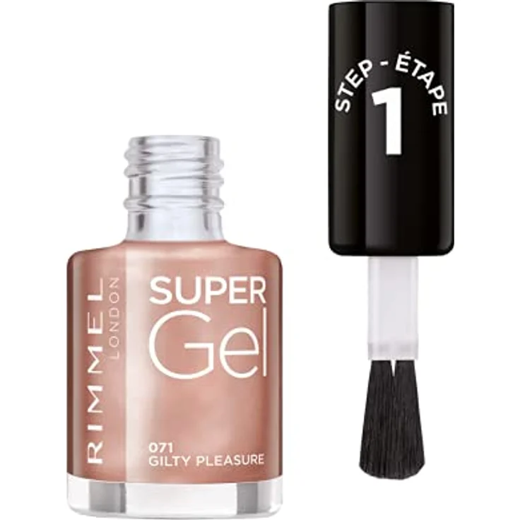 Rimmel London Super Gel By Kate STEP1 Nagellack 12 ml Farbton 071 Guilty Pleasure – Bild 2