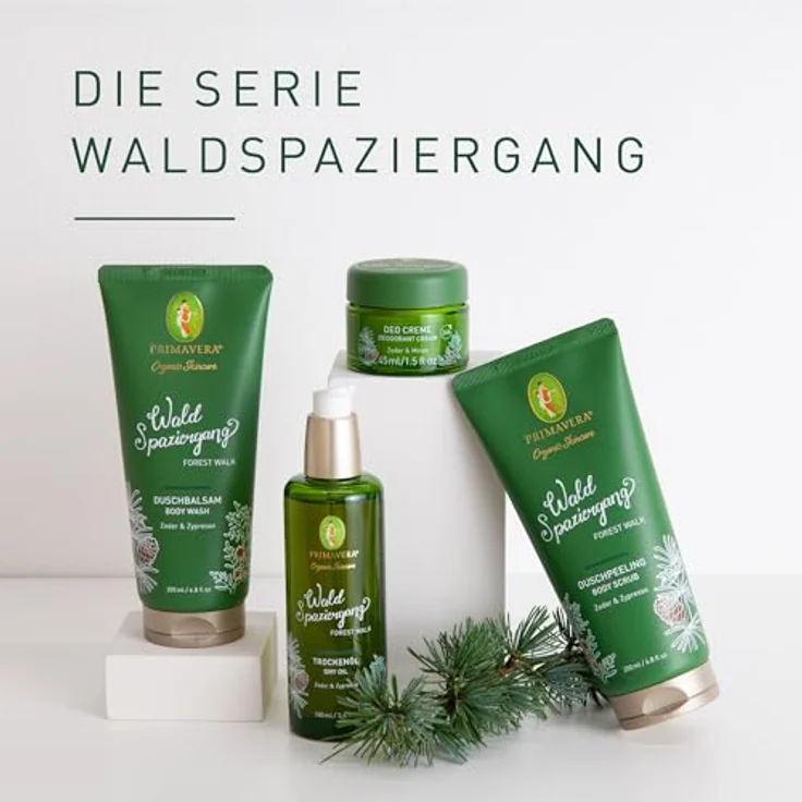 Primavera Körperöl Waldspaziergang, Trockenöl mit Bio-Pflanzenkraft, 100 ml – Bild 6
