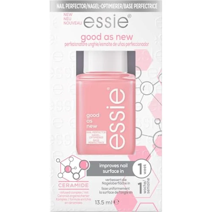 essie good as new Nail Perfector, SOS Repair zur Stärkung und Optimierung der Nageltextur und -Farbe, mit Ceramiden angereichert, 13,5 ml – Bild 2