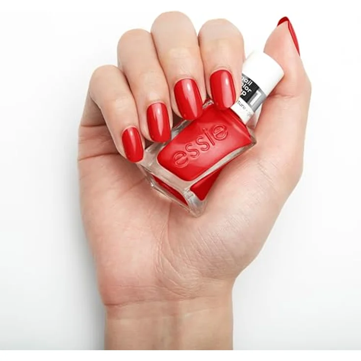 essie Gel Couture Nagellack, langanhaltend ohne UV-Licht, Nr. 260 flashed, Rot, 13,5 ml – Bild 3