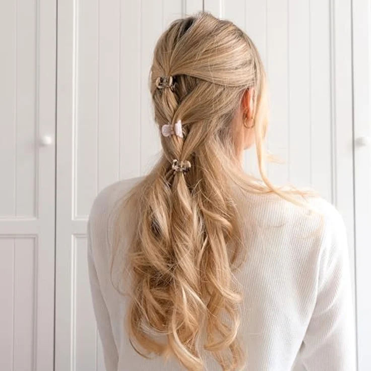 invisibobble Locken ohne Heatless Curl Set I Lockenwickler Ohne Hitze Rutschfest I Band Samt über Nacht I Hair Curler für mittleres-langes Haar – Bild 5