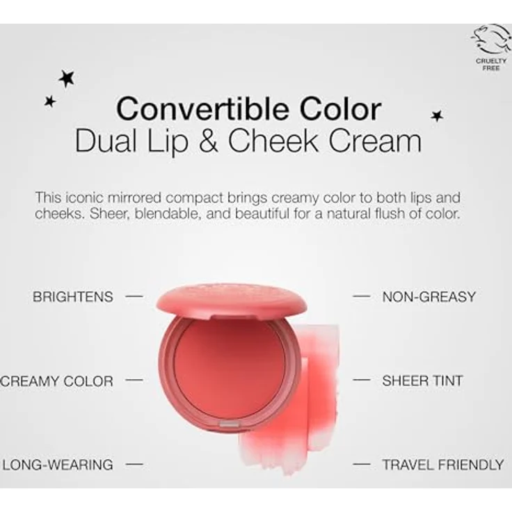 stila Convertible Color Lip & Cheek Cream Blush 4.25 g Petunia – Bild 5