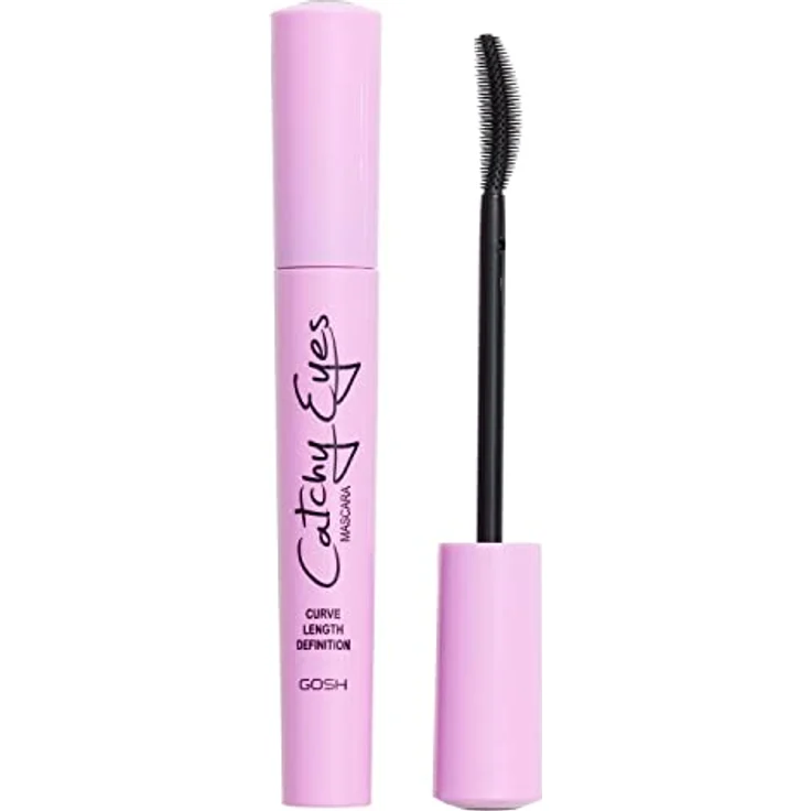 Gosh Catchy Eyes Allergy Certified Volumen-Mascara für empfindliche Augen, Farbton 001 Black, 8 ml – Bild 1