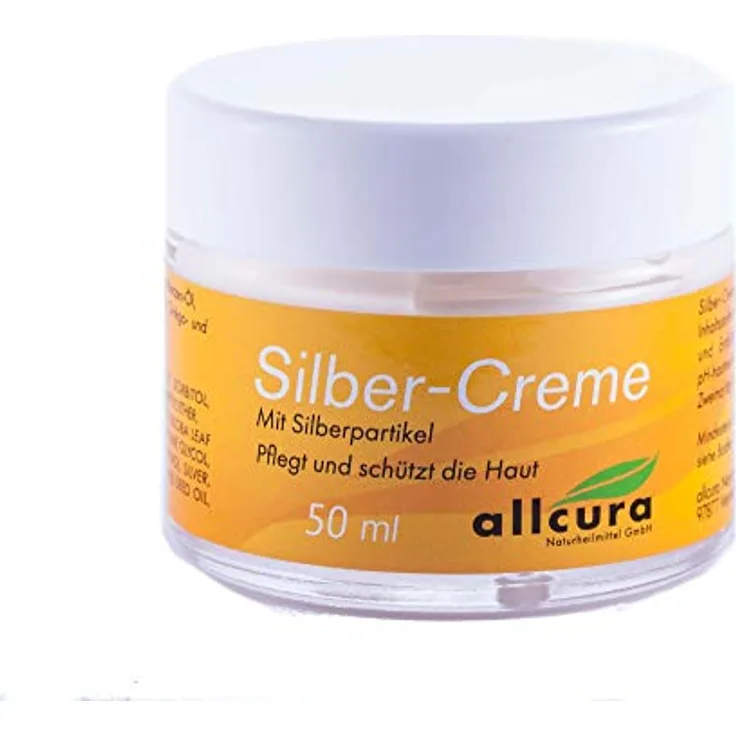 Allcura Silber Creme, 50 ml, pflegt und schützt empfindliche Haut mit natürlichen Ölen