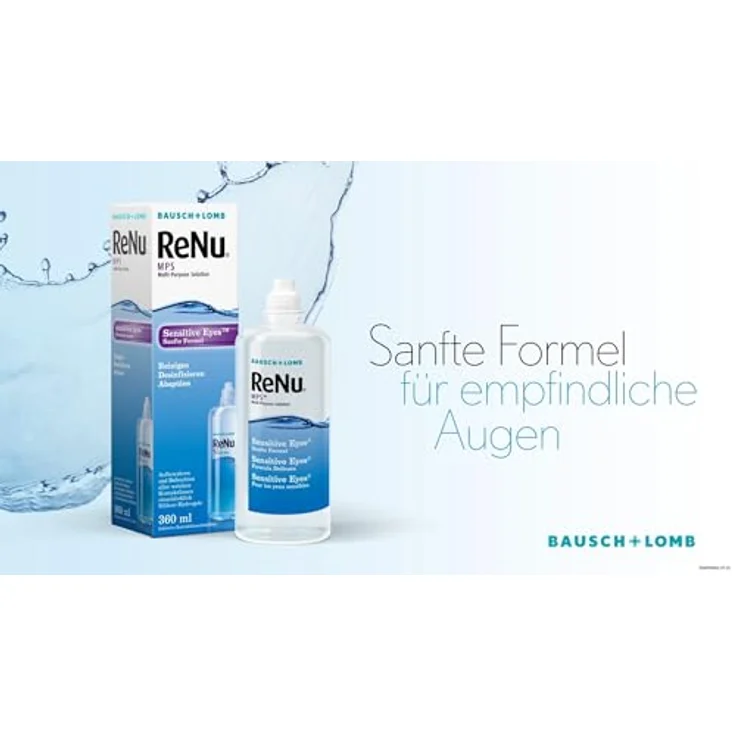 Bausch & Lomb RENU MPS Lösung für weiche Kontaktlinsen, 360 ml Flasche  – Bild 7