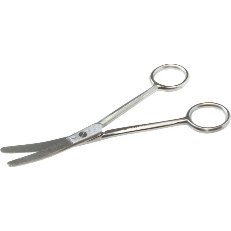 Schecker Haarschere Gebogene Pfotenschere - klein und handlich, Pfotenschere mit Mikro-Schliff