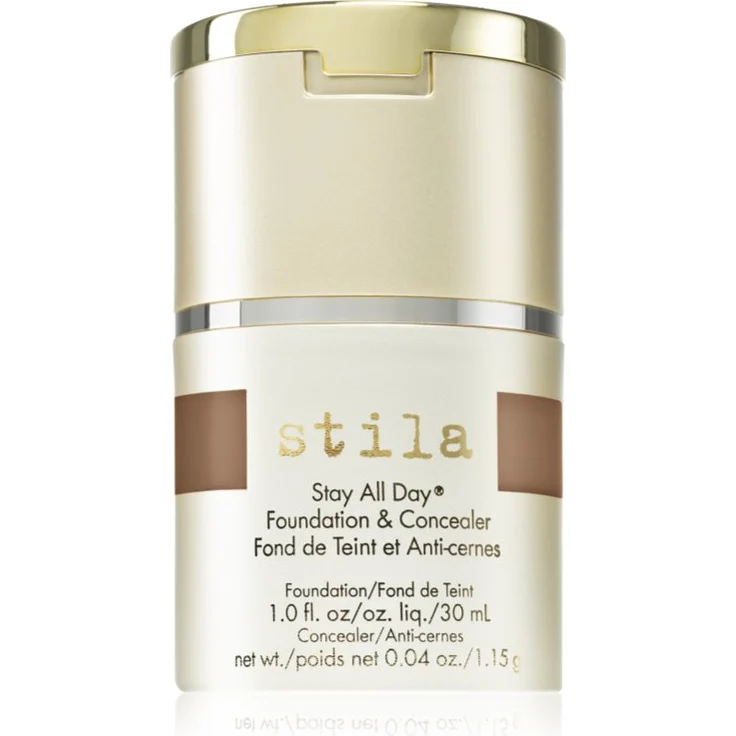 Stila Cosmetics Stay All Day Make-up und Korrektor, 30 ml, Farbton Caramel 12, mit ausgezeichneter Abdeckung und leichter Textur