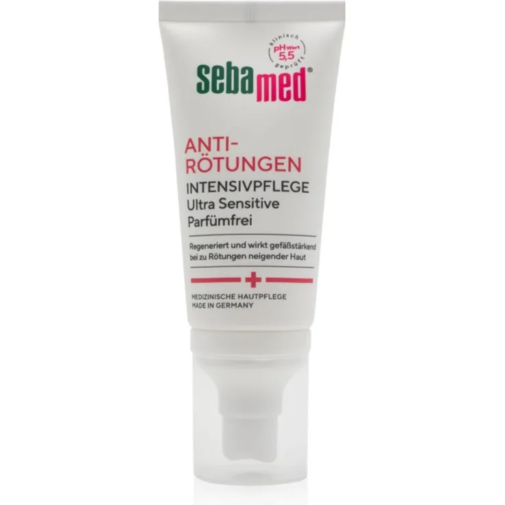 Sebamed Anti-Redness, tiefenwirksame regenerierende Gesichtscreme für empfindliche und gerötete Haut, alkoholfrei, 50 ml