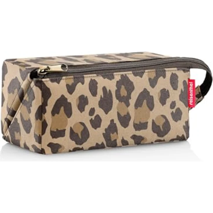 REISENTHEL® Kosmetiktasche fold case leo macchiato, stilvolle Beauty Case mit Leopardenmuster, wasserabweisend, 23 x 11 x 11 cm, 1,5l Volumen – Bild 3