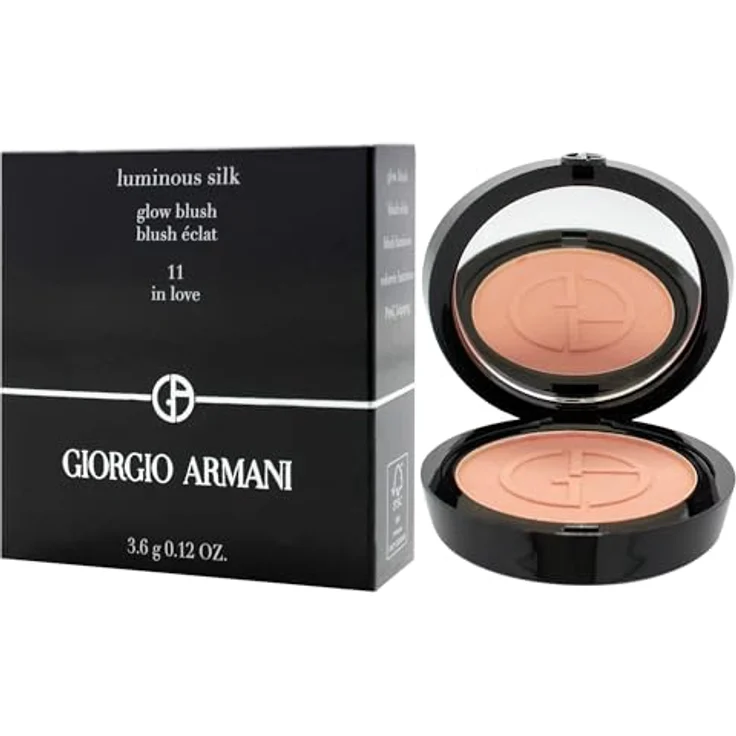 Armani Luminous Silk Glow Blush Rouge, Farbton 11 In Love, 3,6 g für strahlende Haut und natürliche Wangenröte – Bild 4