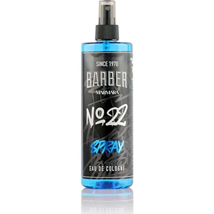 BARBER MARMARA No.22 Eau de Cologne Spray Herren GRAFITTI 400ml, frischer und holziger Duft mit Grapefruit und Guajakholz, After Shave und Bodyspray für alle Hauttypen – Bild 1