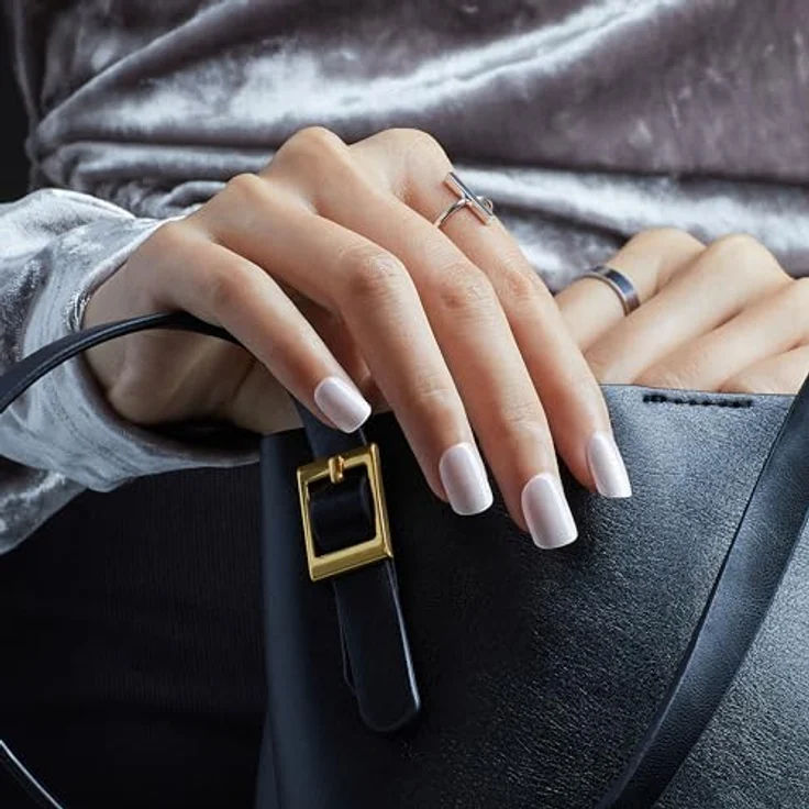 KISS Color FX im Press, künstliche Fingernägel selbstklebend, Rebel, 30 Stück – Bild 5