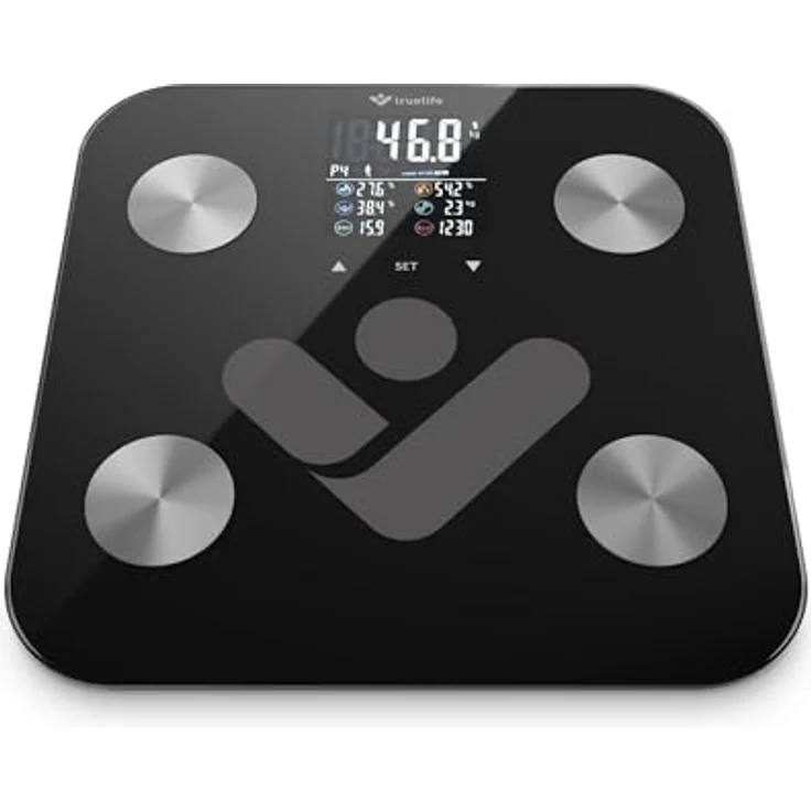 TrueLife FitScale W6 BT Black Körper-Analyse-Waage mit 19 messbaren Indizes – Bild 9