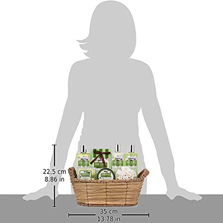 11 tlg. Aloe Vera Beautyset Geschenkset im Flechtkorb – Bild 9
