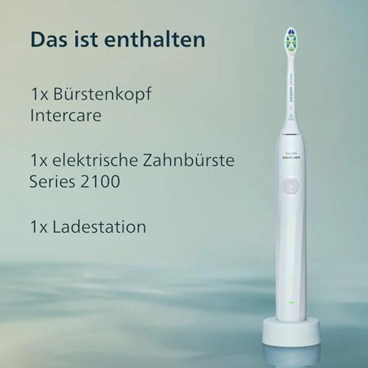 Philips Sonicare HX4021/01, Elektrische Zahnbürste mit 3-facher Plaque-Entfernung, weiß – Bild 8