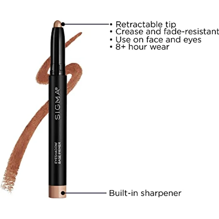 Sigma Beauty Eyeshadow Base Primer, Lidschatten-Primer für intensiven Halt und Farbe, Farbton Radiance, 1.14 g – Bild 5