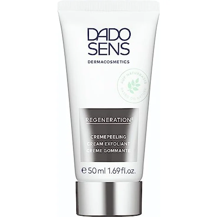 DADO SENS REGENERATION E CREMEPEELING 50ml - wirkt rückfettend & pflegend bei regenartionsbedürftige Haut - mit Jojobawachs-Kügelchen – Bild 1