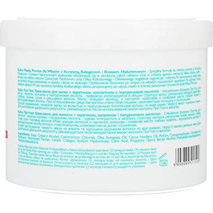 Kallos Kjmn Haar Pro-Tox Creme Haarmaske Mit Keratin 500 ml – Bild 2